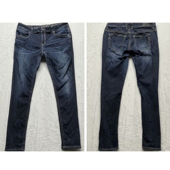 Buckle Black Jeans Women’s Denim Fit 76 Skinny Stretch Style BBW1403 Blue - Picture 1 of 16
